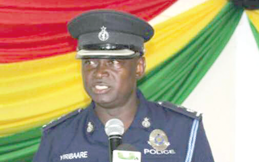 Chief Superintendent of Police Mr Francis Yiribaare, Amasaman Divisional Police Commander