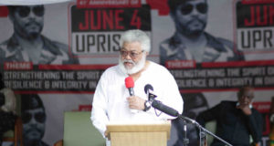 Former President Jerry John Rawlings