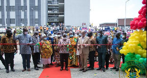 President Akufo-Addo commissioned the UESD in Somanya